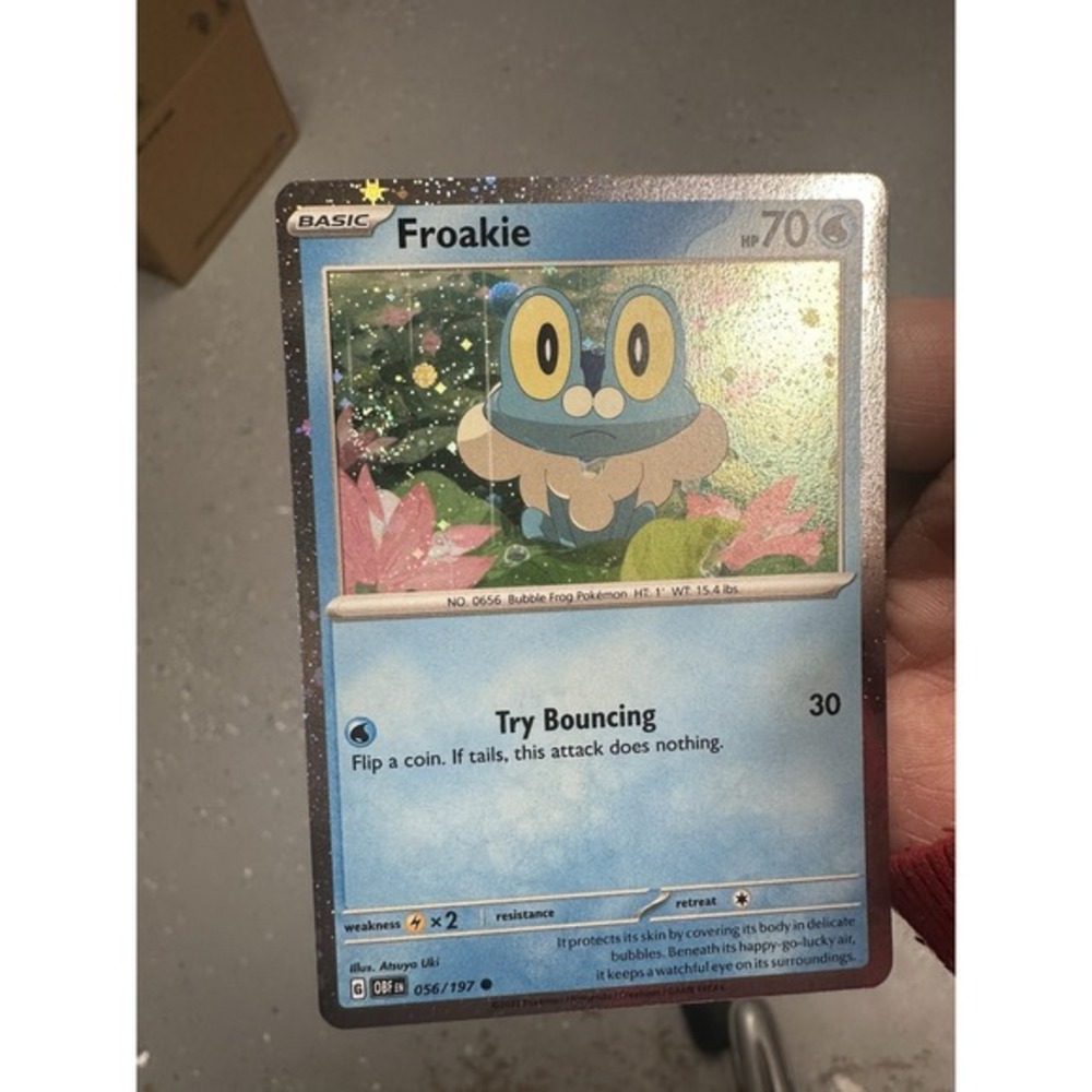 Froakie - 056/197 FART SWIRL 🌀 (Cosmos Holo)  056/197‎ Pokemon Promo Holo NM
